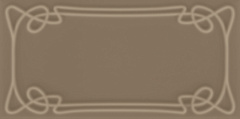 ETRURIA DESIGN ART DECO Vector Frame E Deep Chestnut