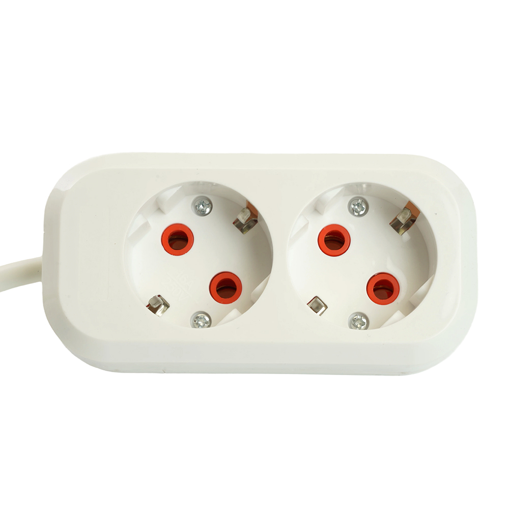 Удлинитель двухместный Stekker Home 49340