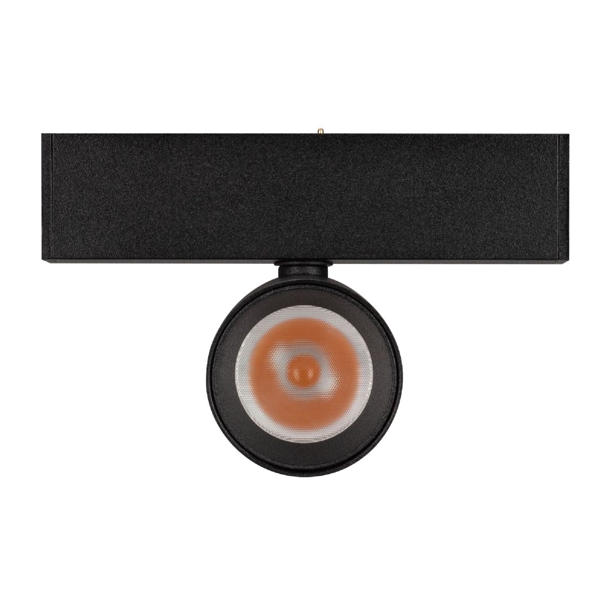 Трековый магнитный светильник Arlight MAG-SPOT-25-R90-9W Warm3000 (BK, 30 deg, 24V, DALI) 046310