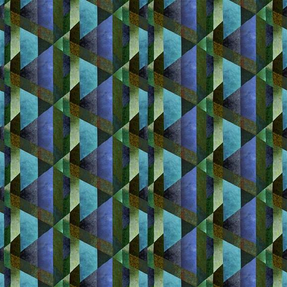 Панно Designers guild PDG1141/01 Minakari Geo Cobalt