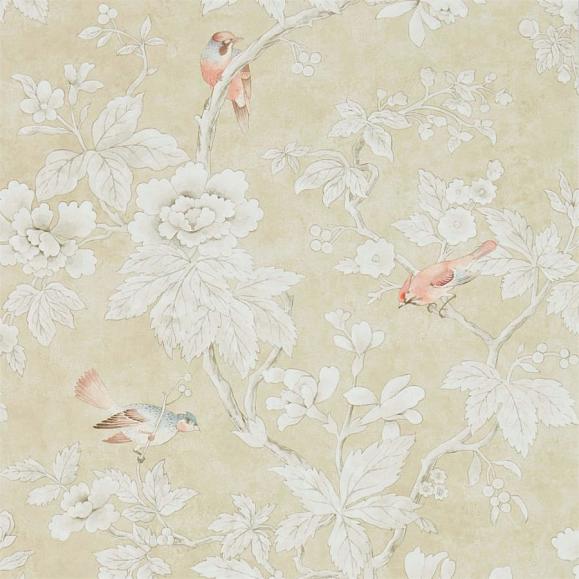 Обои Sanderson 216385 Chiswick Grove Gold