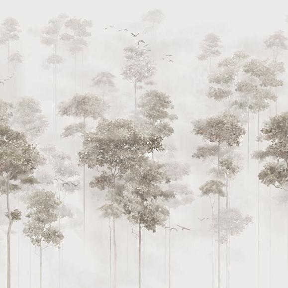 Панно Ortograf 34084 Trees in the Fog Sepia