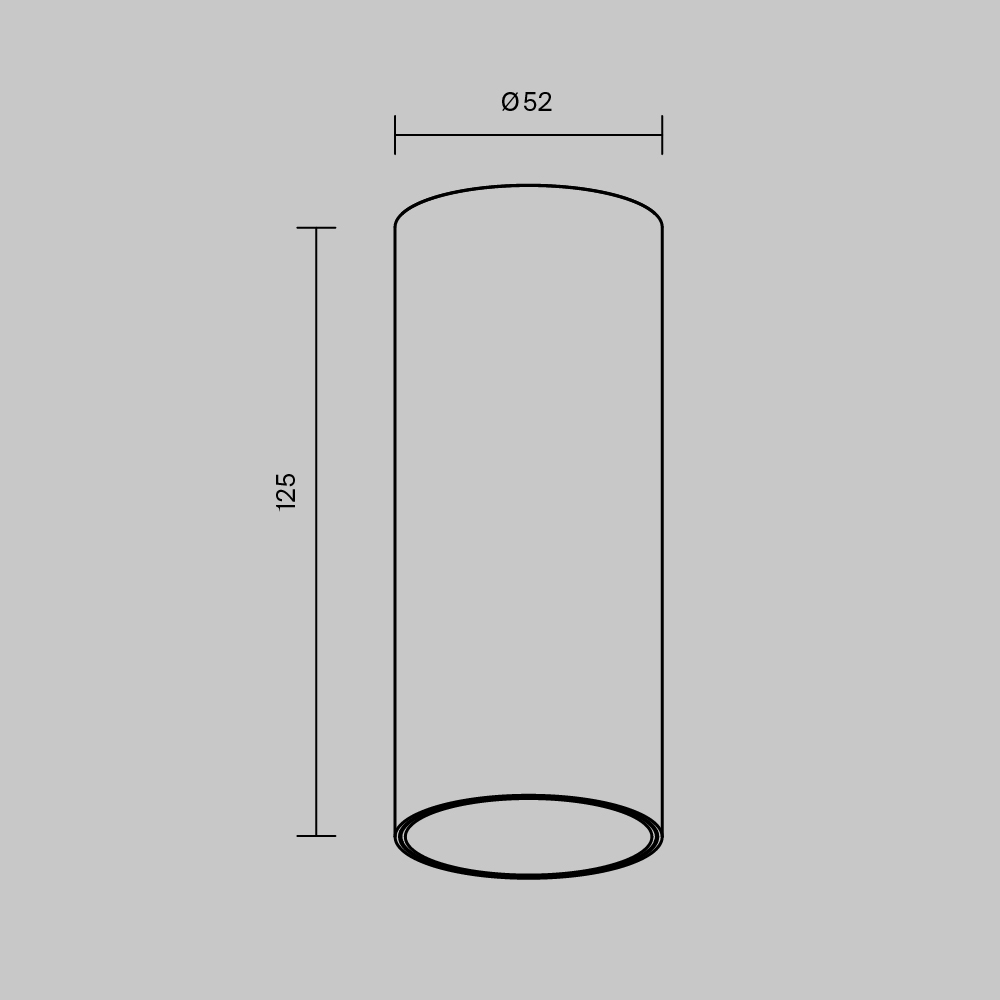 Накладной светильник Maytoni Focus Led C056CL-L12W4K-W-BS