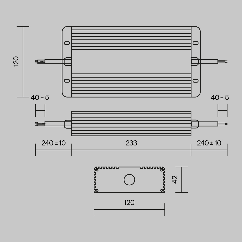 Блок питания Maytoni Power Supply Magnetic PSL008-400W-48V-IP67