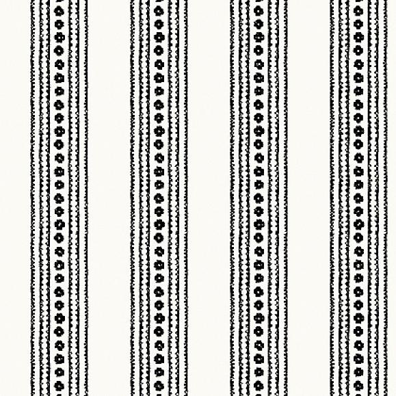 Обои Thibaut T10611 New Haven Stripe Black