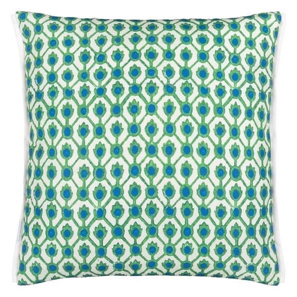 Подушка CCDG1247, Outdoor Shaqui, Cobalt, Designers Guild 45 x 45см
