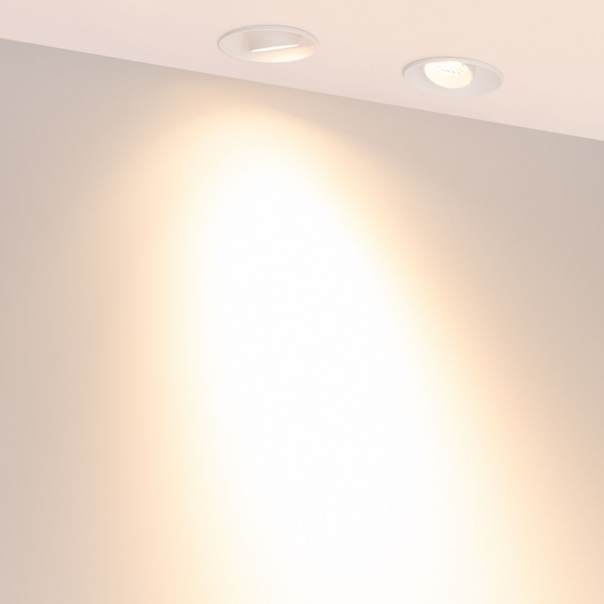 Светильник безрамочный Arlight DL-ROTARA-R63-6W Warm3000 (Белый RAL9003, 36 deg, 230V) (IP20 Металл) 064947