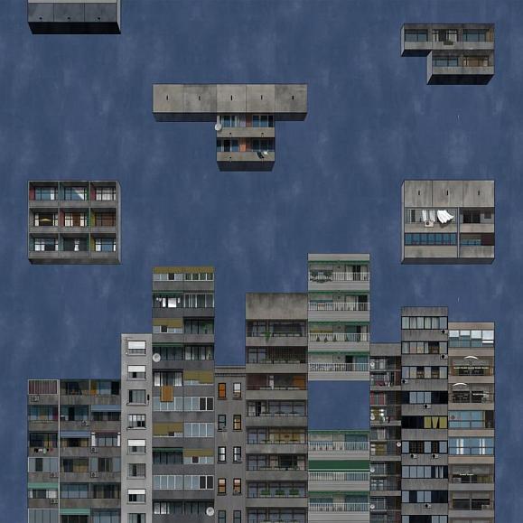 Панно Coordonne 9000041V Tetris Night
