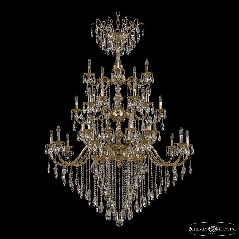 Подвесная люстра Bohemia Ivele Crystal Verona 72118/20+10+5/520/3d B G Y1