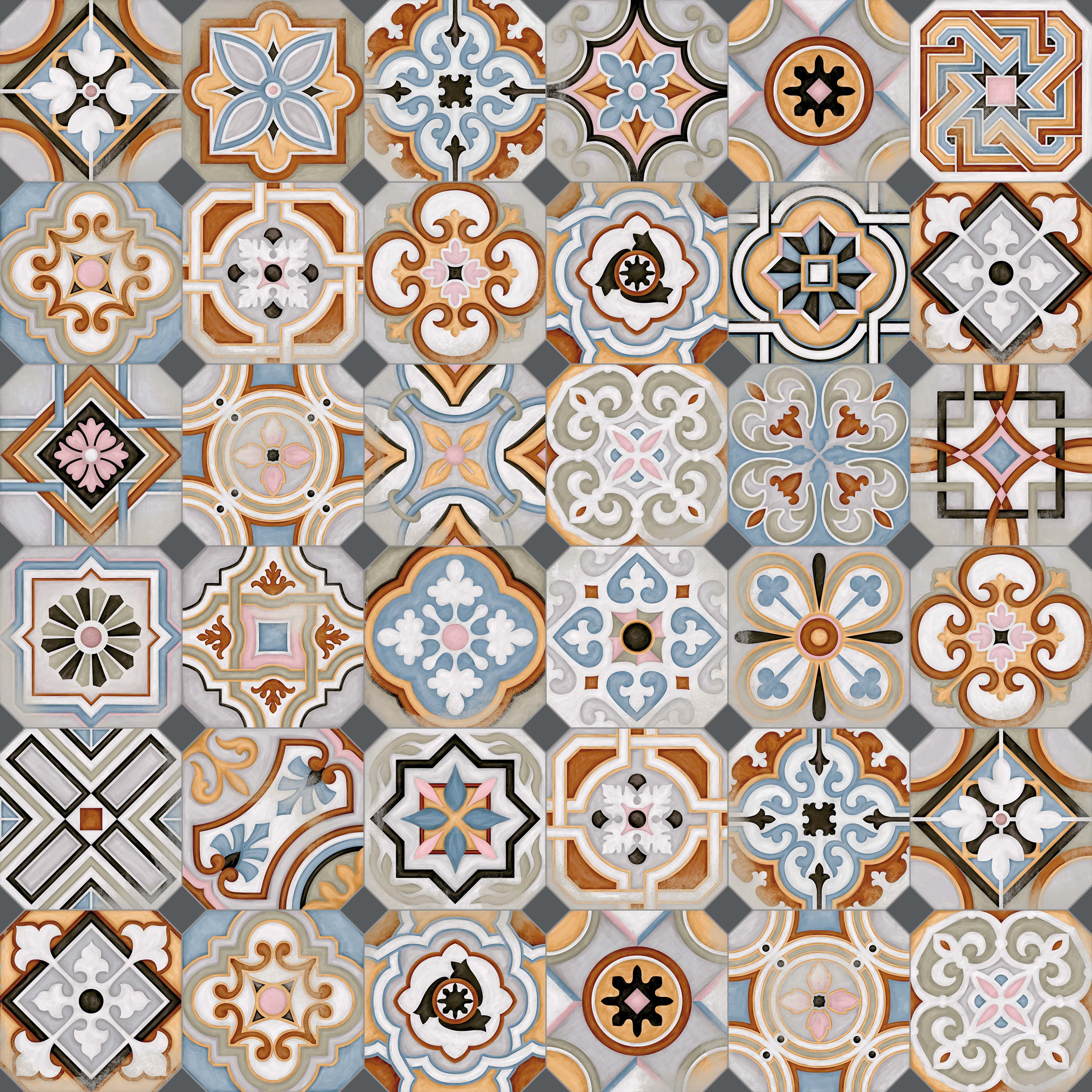 Octogono Musichalls Multicolor