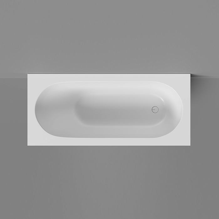 Salini Lofo Kit Ванна 180х80х61см., встраиваемая, Gelcoat, с донным клапаном, сифоном, ножками, слив-переливом, цвет: белый глянцевый
