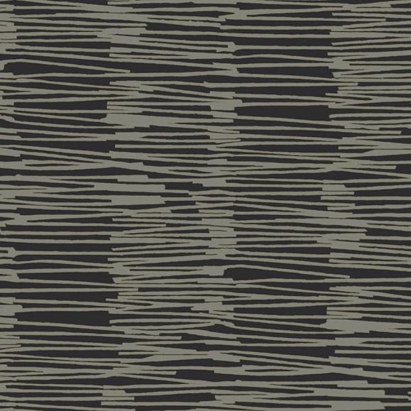 Обои York AG2095 Nikki Chu Water Reed Thatch Black/Gold