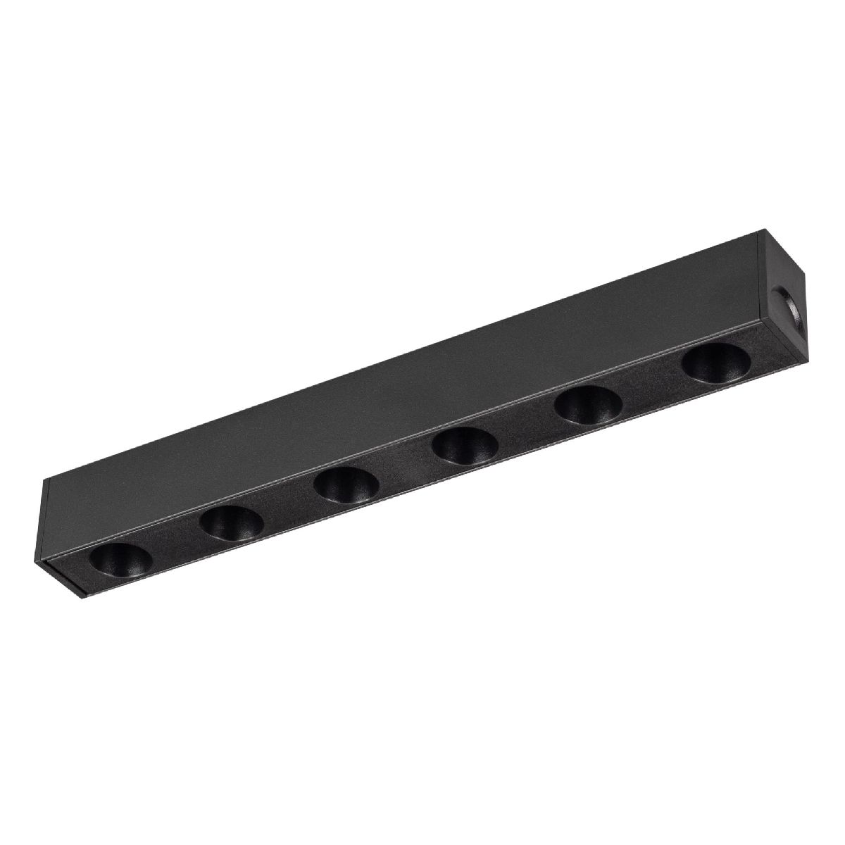 Трековый магнитный светильник Arlight MAG-DOTS-25-L200-6W Warm3000 (BK, 30 deg, 24V, DALI) 046323