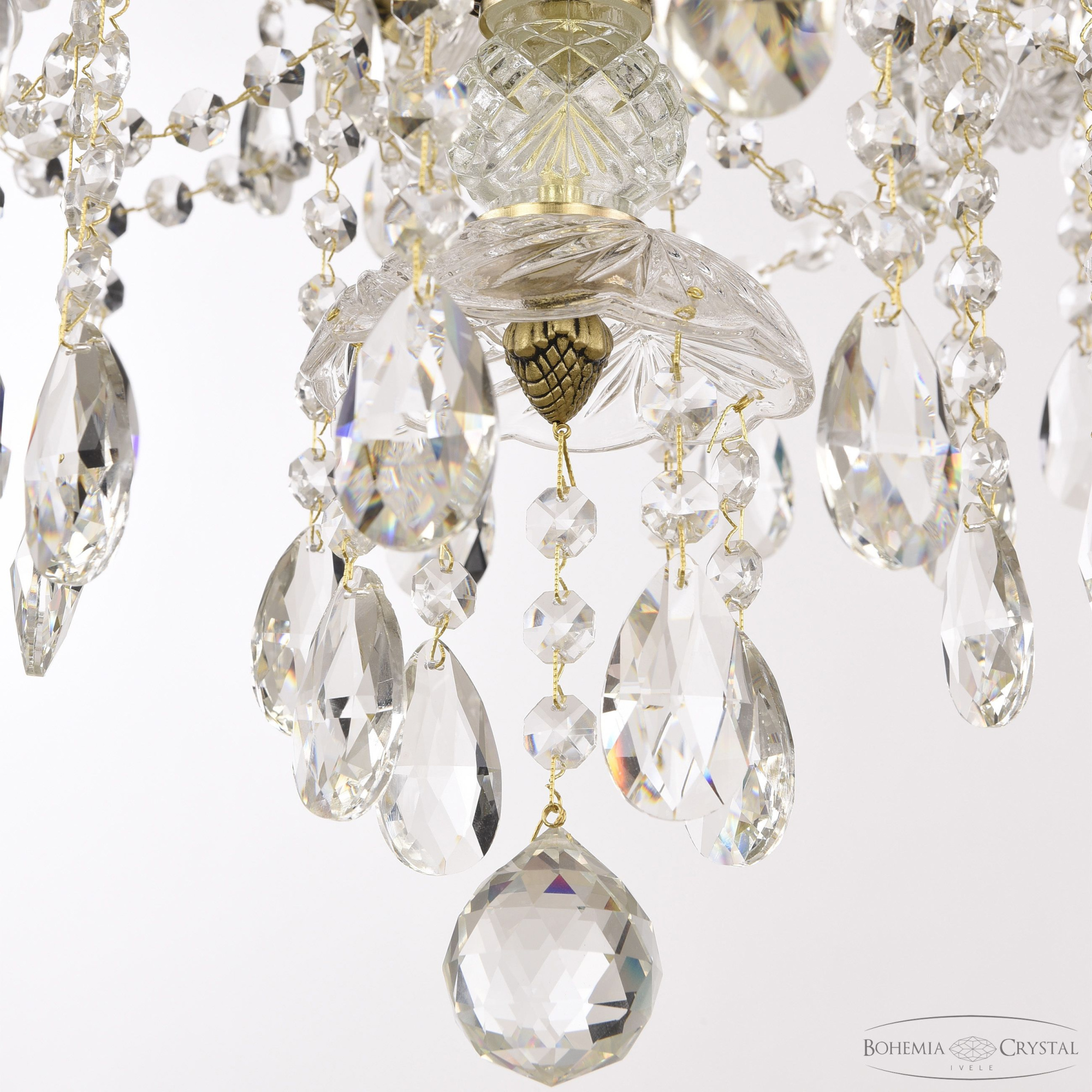 Подвесная люстра Bohemia Ivele Crystal AL16315/8/200 AGB