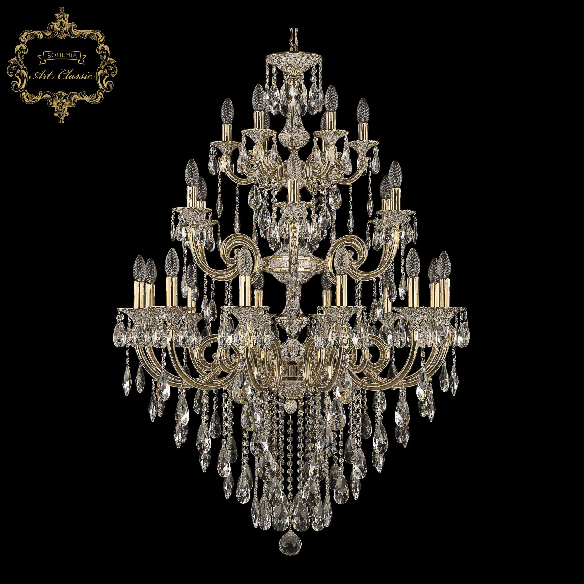 Подвесная люстра Art Classic 31.2117.12+6+6.300.3d.B.GW