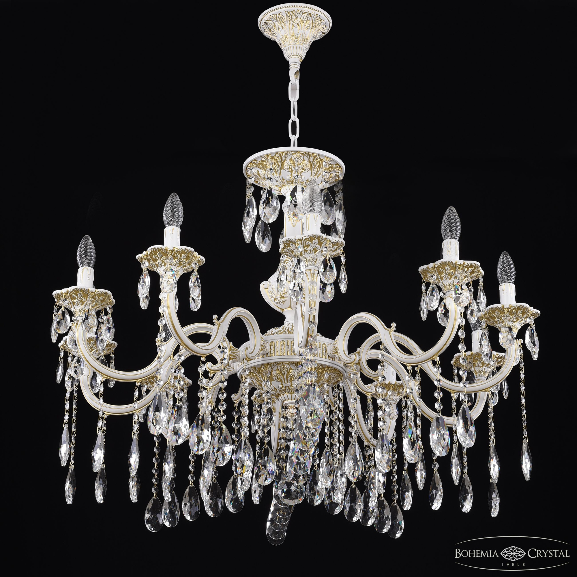 Подвесная люстра Bohemia Ivele Crystal AL78101/10/300 A WMG