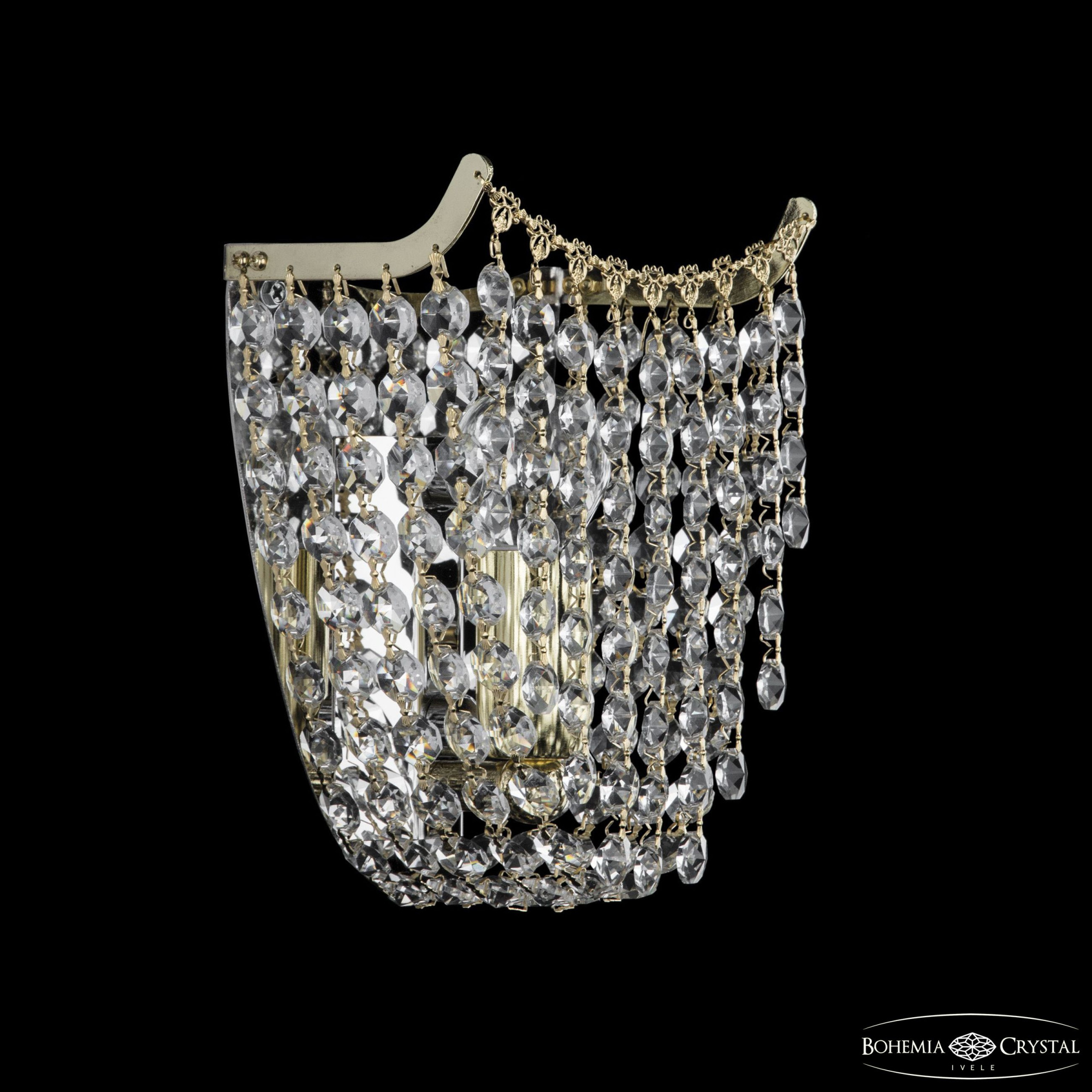 Настенный светильник Bohemia Ivele Crystal 77081B/16 G