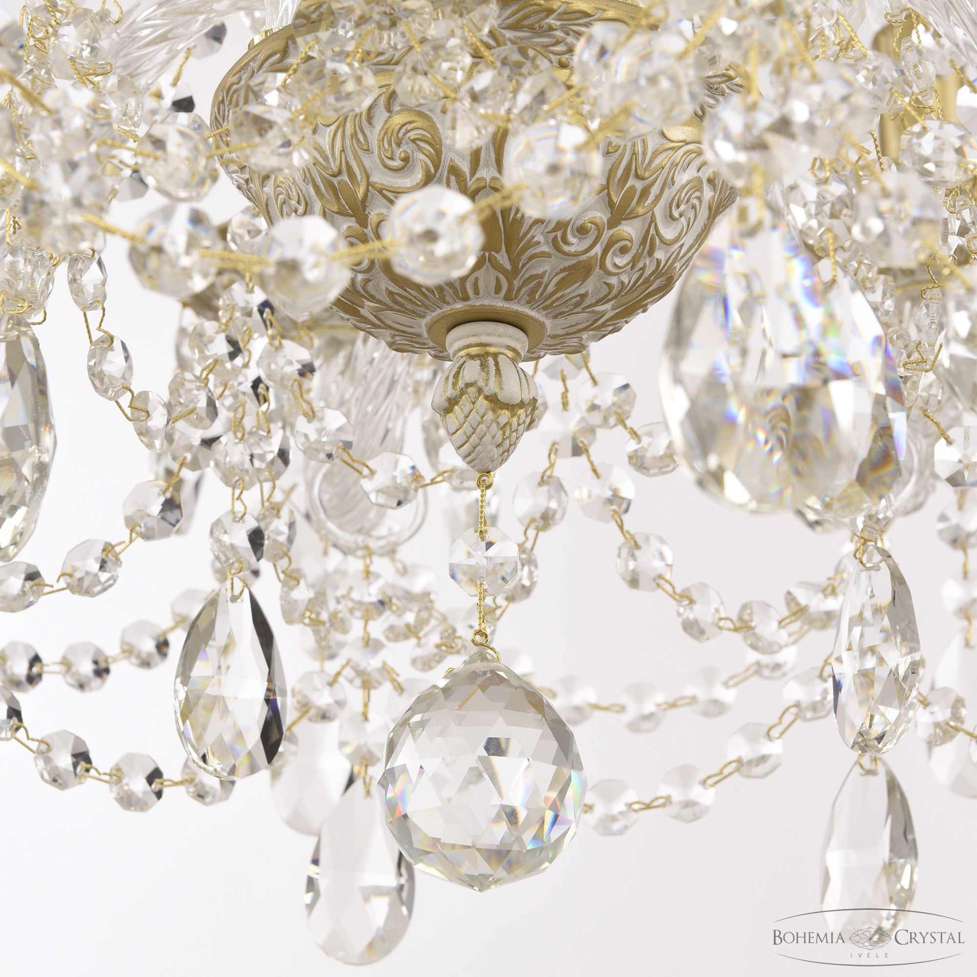 Подвесная люстра Bohemia Ivele Crystal AL16311/8/195 AGW