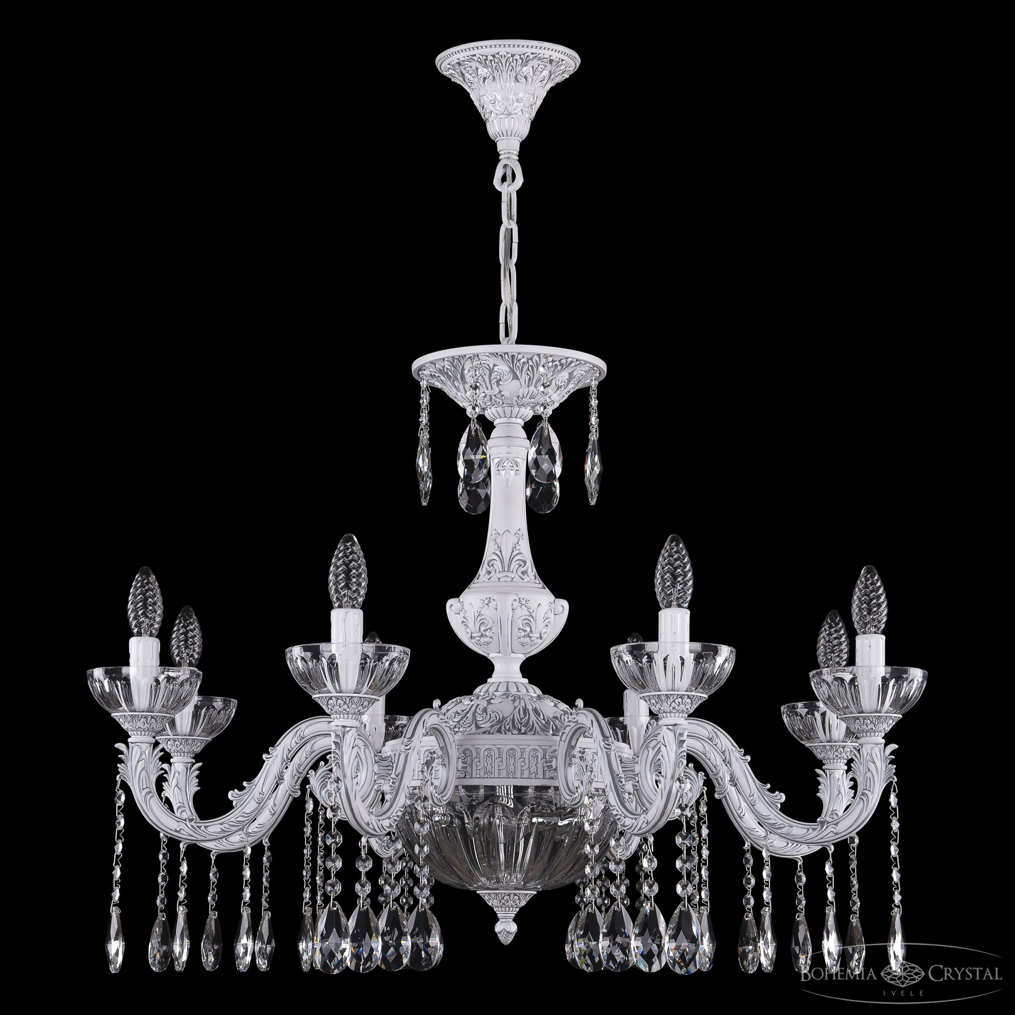 Подвесная люстра Bohemia Ivele Crystal AL79101P/8/250 A WMN P Clear/M-1H