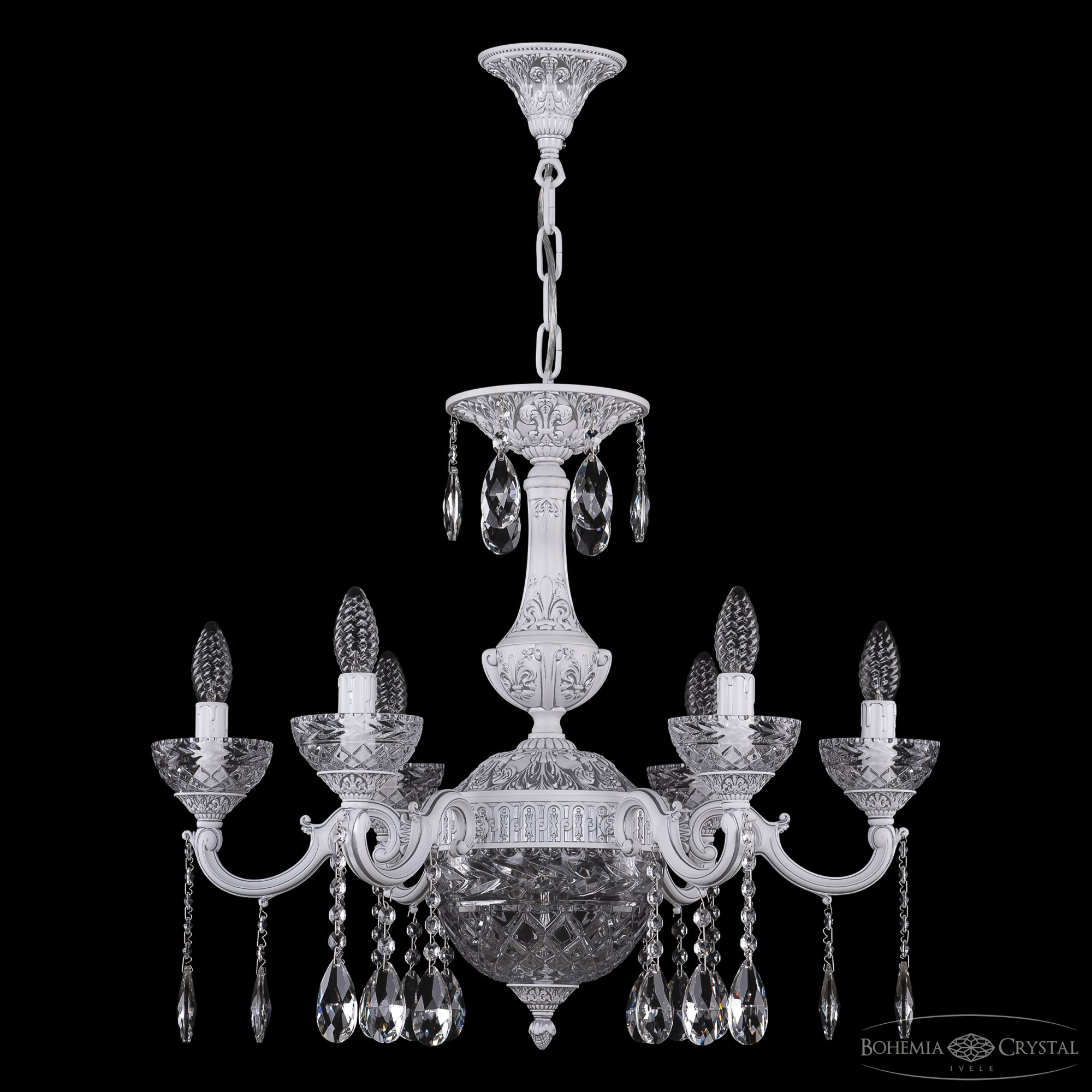 Подвесная люстра Bohemia Ivele Crystal AL78101P/6/175 A WMN P Clear/M-1F